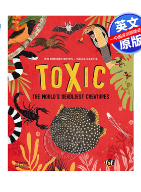 现货英文原版 世界上最致命的生物 探索危险动物认知科普百科 精装 Toxic: The World's Deadliest Creatures