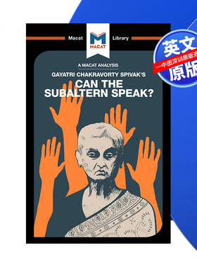 【预售 按需印刷】伽耶特里·查克拉沃蒂·斯皮瓦克 英文正版  Gayatri Chakravorty Spivak's Can the Subaltern Speak? 进口书