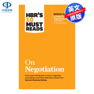 关于谈判 书籍 进口正版 Must 哈佛商业评论 HBR Reads 篇文章 Negotiation 英文原版 Hbr