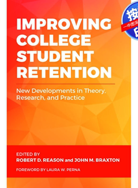 预售【按需印刷】英文原版 提高大学生的留校率 Improving College Student Retention 原装进口正版书籍