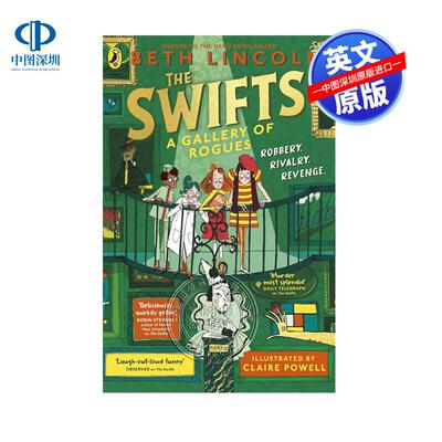预售英文原版 The Swifts 2: A Gallery of Rogues 斯威夫特一家2 无赖画廊 青少年文学 悬疑侦探间谍小说 平装 英版