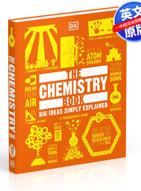英文原版 DK 化学书 人类的思想百科丛书 精装全彩 The Chemistry Book Big Ideas Simply Explained 儿童英语图解科普读物