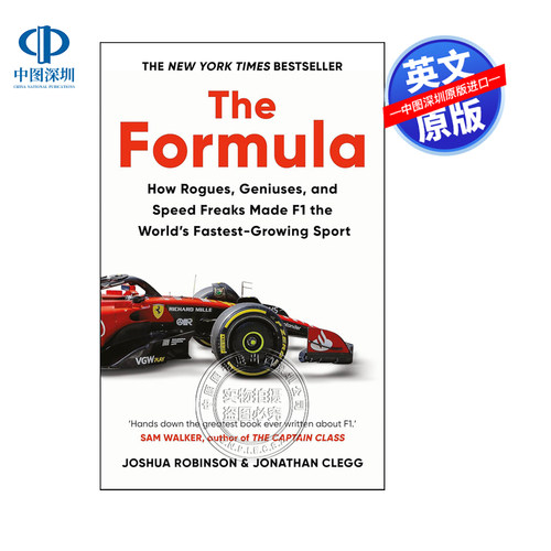预售英文原版 一级方程式赛车 The Formula 天才和速度狂人如何将F1改造成世界上发展迅速的运动  纽约时报畅销书