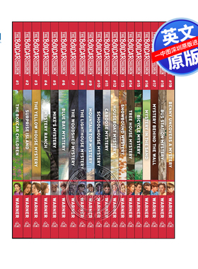 预售英文原版  棚车少年经典珍藏集 The Boxcar Children Classic Treasury 童趣绘本 套装