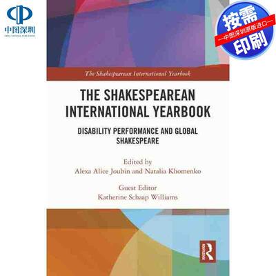 预售【按需印刷】英文原版 《莎士比亚国际年鉴》 The Shakespearean International Yearbook 原装进口正版书籍