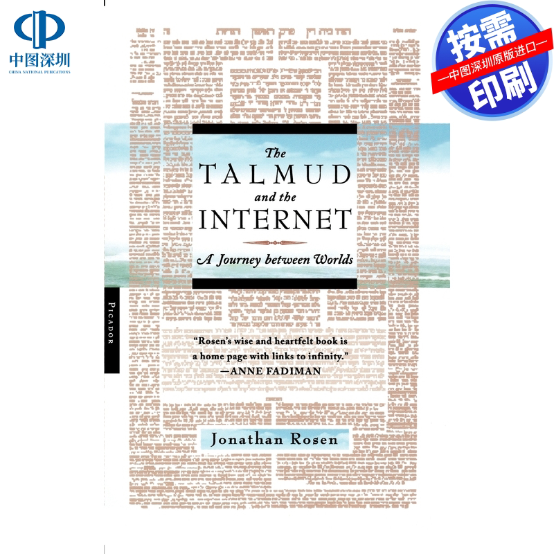 预售 按需印刷 英文原版 塔木德与互联网 The Talmud and the Internet 进口书籍正版