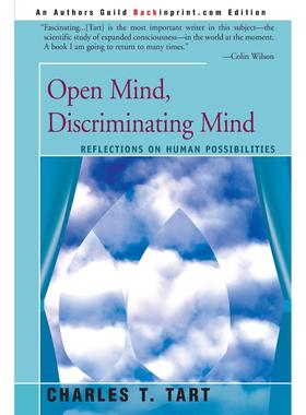 【预售 按需印刷】英文原版开放心态，辨别之心Open Mind  Discriminating Mind原装进口正版书籍