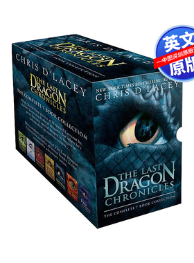 现货 英文原版 Last Dragon Chronicles 7 Copy Slipcas最后的龙神话 7册礼盒装 奇幻小说 进口正版书