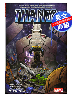 英文原版 灭霸 Thanos by Donny Cates  精装收藏版 漫画英雄漫画故事书