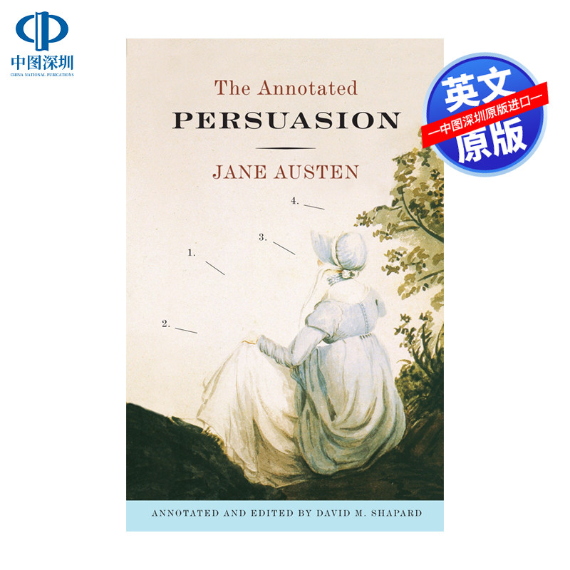 预售英文原版 劝导 插图版 The Annotated Persuasion 简奥斯汀Jane Austen 世界经典文学名著小说