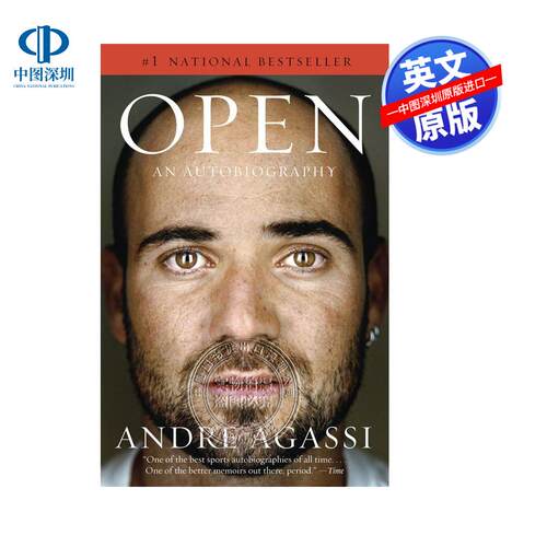 预售英文原版 网 Open 阿加西自传小说 豆瓣阅读 An Autobiography Andre Agassi 安德烈 阿加西