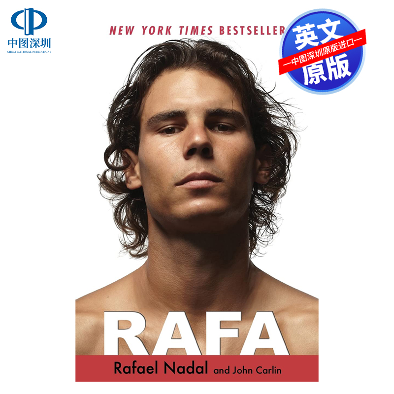 英文原版 拉菲尔·纳达尔传记 Rafa 西班牙网球运动员体育球星回忆录小说 Rafael Nadal 网坛大满贯冠军得主 自我励志激励