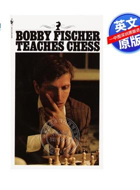 预售英文原版 鲍比菲舍尔教国际象棋 Bobby Fischer Teaches Chess