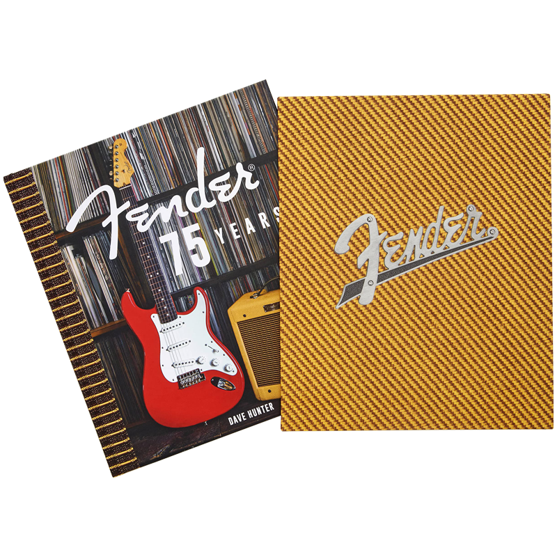 英文原版 芬达75周年 Fender 75 Years 精装官方周年庆典纪念艺术书 品牌吉他历史发展史画册 爱好者收藏图画书 乐器周边书