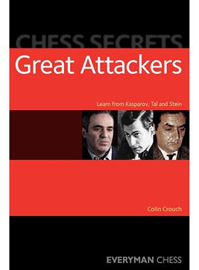 【预售 按需印刷】英文原版 国际象棋秘密：伟大的攻击者 Chess Secrets: Great Attackers 进口原版正版书籍