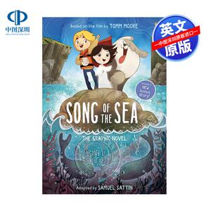 the Sea 预售英文原版 Graphic Song The Novel 海洋之歌：漫画小说