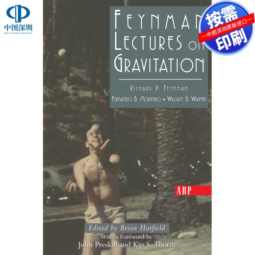 预售【按需印刷】英文原版 费曼关于引力的讲座 Feynman Lectures On Gravitation 原装进口正版书籍