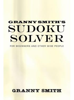 【预售 按需印刷】英文原版Granny Smith s Sudoku Solver进口原版正版书籍