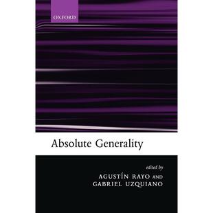 预售【按需印刷】英文原版 Absolute Generality绝对普遍性 牛津大学出版 原版进口正版书籍