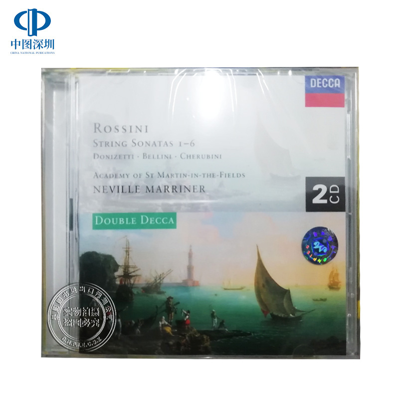 【中图音像】罗西尼 弦乐奏鸣曲 2CD 4438382 环球 企鹅三星
