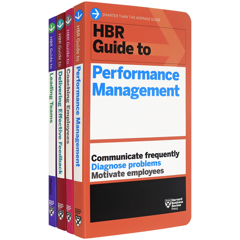 英文原版 哈佛商业评论绩效管理指南4册套装 HBR Guides to Performance Management Collection 市场经济营销 自我提升
