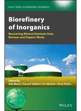 【预售 按需印刷】英文原版无机物的生物炼制Biorefinery of Inorganics C原装进口正版书籍