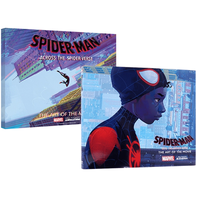 预售英文原版 蜘蛛侠:平行宇宙1+纵横宇宙2 精装电影设定集艺术书 Spider Man Across the Spider Verse 动画电影周边画册 Into