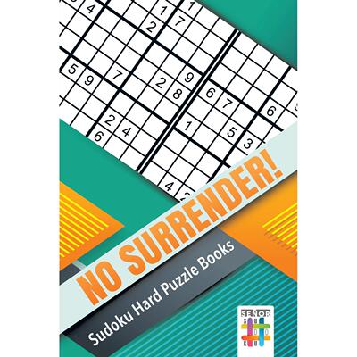 【预售 按需印刷】英文原版 No Surrender! | Sudoku Hard Puzzle Books进口原版正版书籍
