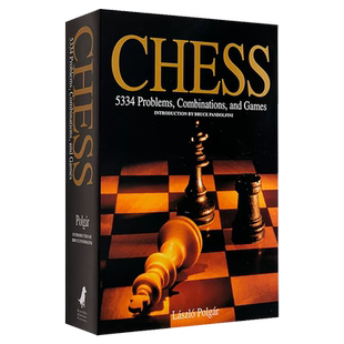 预售英文原版 波尔加5334习题集 国际象棋入门教程 Chess : 5334 Problems, Combinations and Games 进口英文正版书籍
