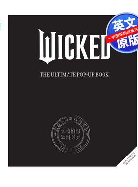 英文原版 魔法坏女巫 3D终极弹出式立体书 精装 Wicked: The Ultimate Pop-Up Book 马修·莱因哈特Matthew Reinhart 电影周边