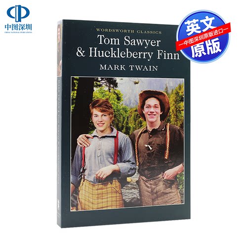 英文原版 汤姆·索亚历险记&哈克贝利·费恩历险记 马克·吐温 Tom Sawyer and Huckleberry Wordsworth Classics 经典文学