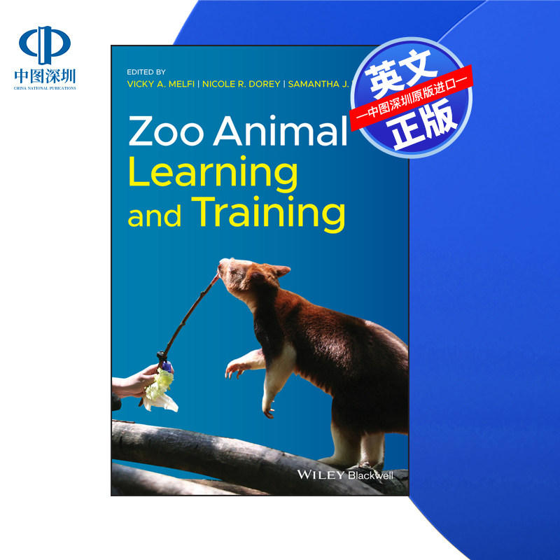 【预售 按需印刷】Wiley出版 动物园动物学习与训练 Zoo Animal Learning and Training 进口英文正版书籍