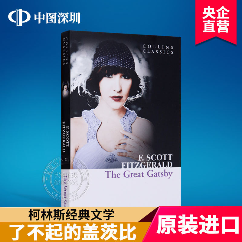 英文原版小说 了不起的盖茨比 the great gatsby 菲茨杰拉德 F Scott Fitzgerald 进口书 正版