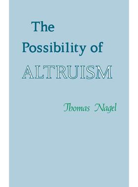 【预售 按需印刷】英文原版 The Possibility of Altruism利他主义的可能性进口原版正版书籍