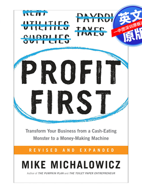 英文原版 获利优先 Profit First  自我提升 商业经济类书籍 进口英文版书籍