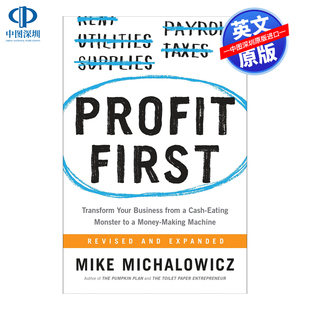 英文原版 获利优先 Profit First 自我提升 商业经济类书籍 进口英文版书籍