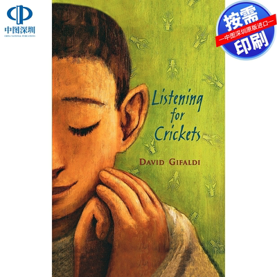预售 按需印刷 英文原版 聆听蟋蟀的声音 Listening for Crickets 进口书籍正版