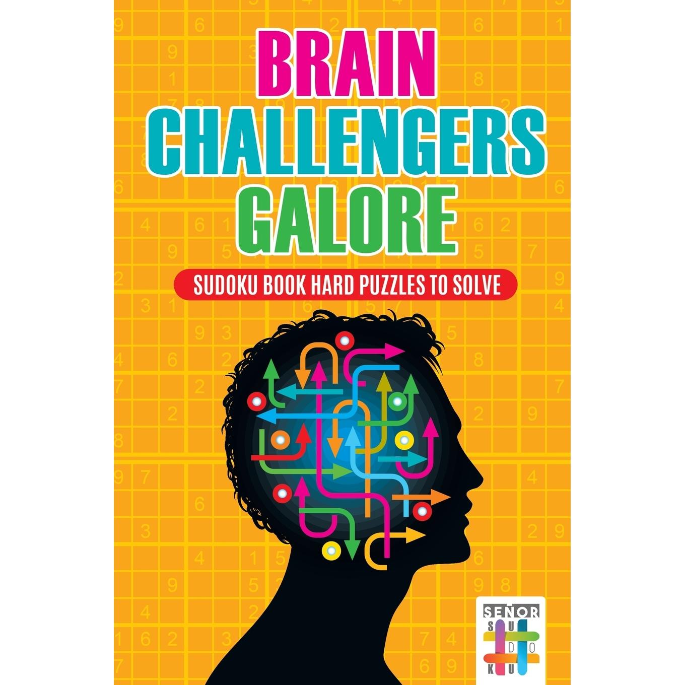【预售 按需印刷】英文原版 Brain Challengers Galore | Sudoku Book Hard Puzzles to Solve进口原版正版书籍