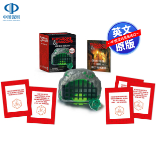 英文原版 龙与地下城 迷你骰子收藏玩具艺术品 地牢绿色LED发光灯 Dungeons Dragons Mini Dice Dungeon 送礼 礼物 周边