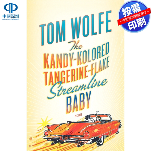 预售 按需印刷 英文原版 多彩的糖果橙色流线型宝宝 Kandy-Kolored Tangerine-Flake Streamline Baby 进口书籍正版