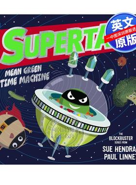 英文原版 土豆超人 绿色时光机 全彩冒险图画故事书绘本 Supertato: Mean Green Time Machine 儿童英语课外阅读读物