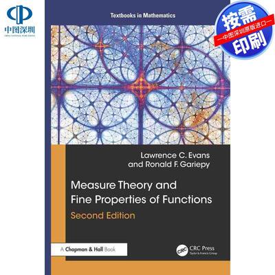 预售【按需印刷】英文原版 测度论与函数的精细性质 Measure Theory and Fine Properties of Functions 原装进口正版书籍