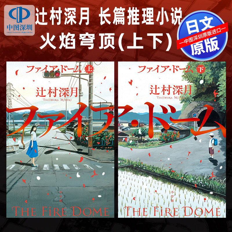 现货【深图日文】ファイア・ドーム 上下册2册套装 Fire Dome 辻村深月长篇推理小说 辻村深月 日本原装进口 正版书