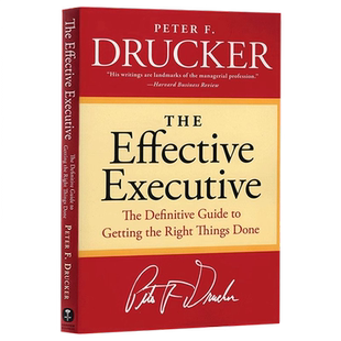 【预售 按需印刷】卓有成效的管理者 The Effective Executive 英文正版 彼得德鲁克 Drucker谈高效能人士的5个习惯 进口书