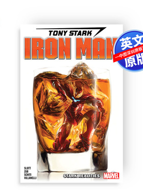 现货 托尼史塔克钢铁侠合订本2 #6-11合集英文原版漫画Tony Stark: Iron Man Vol. 2: Stark Realities漫威美漫Marvel周边进口书籍