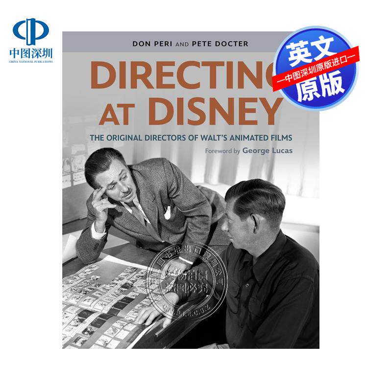 英文原版 在迪士尼导演 沃尔特动画电影的原始导演 精装艺术书 Directing at Disne Walt's Animated Films 画册画集