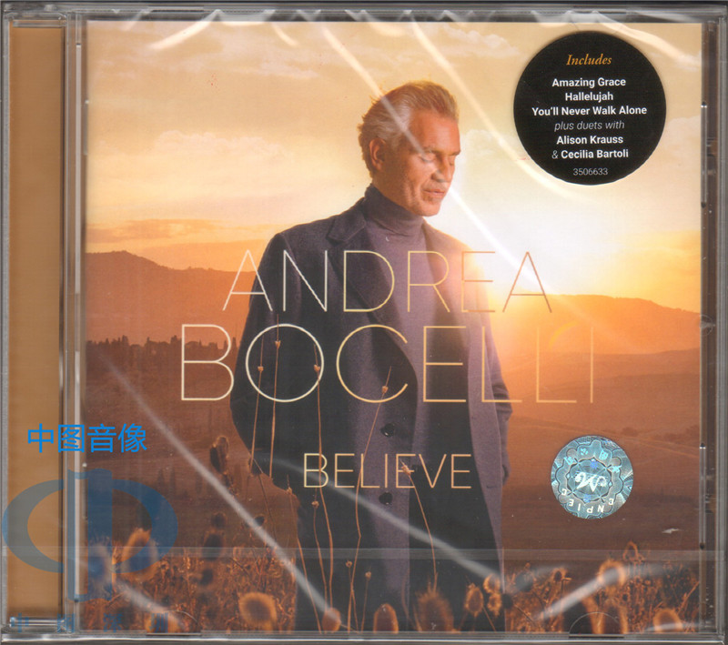 【中图音像】Bocelli 波切利 Believe 相信 CD 3506633 环球