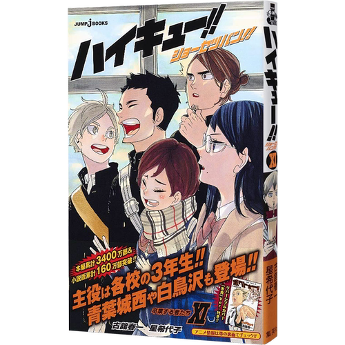 现货【深图日文】 小说 排球少年 11 ハイキュー！！ショーセツバン！！ １１古舘春一 星希代子 集英社 日本原装进口书动漫周边