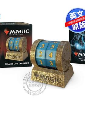 英文原版 万智牌 官方豪华计数器及迷你插图书 游戏周边摆件 Magic: The Gathering: Deluxe Life Counter