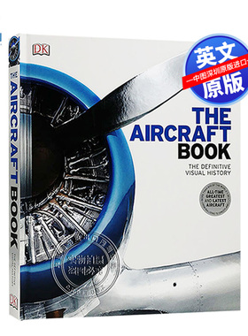 预售英文原版 DK飞机书航空器百科全书：视觉历史图解图鉴精装大开本The Aircraft Book The Definitive Visual History 正版
